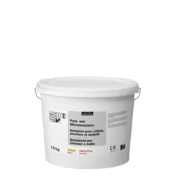 Emulsion pour crépis, mortiers et enduits