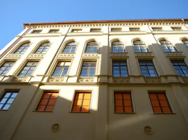 Außenfassade der Münzarkaden 