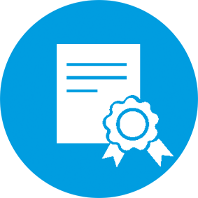  Das Icon eines ausgezeichneten Dokuments symbolisiert hohe Qualität und Anerkennung.