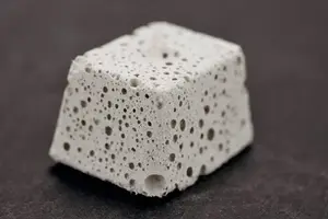Würfelmuster von unseren Aerogel Hochleistungsdämmputz