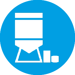 Ein Icon eines Silos