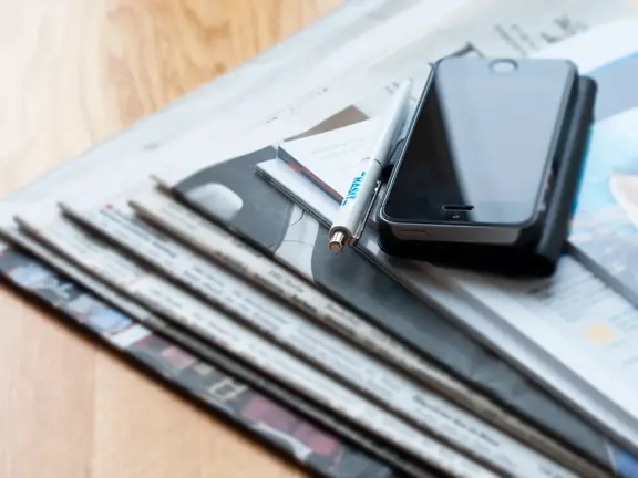 Kataloge und Smartphone